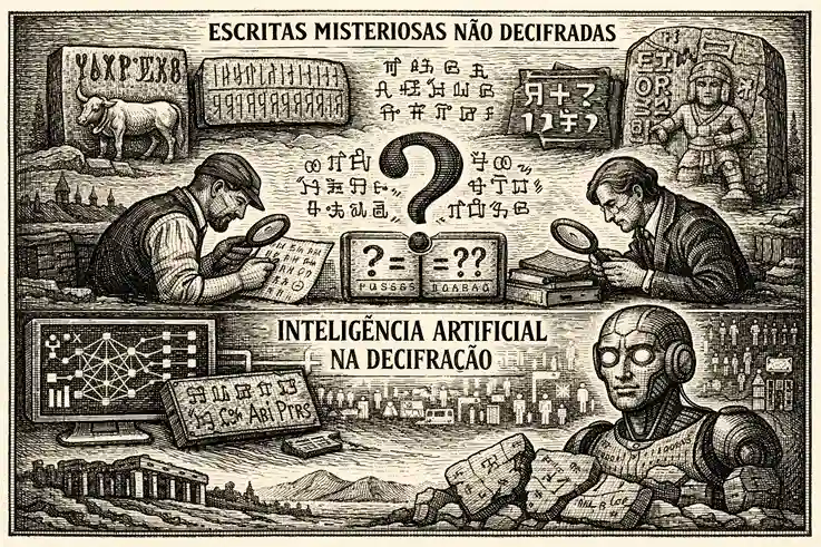 Línguas indecifráveis da Antiguidade: o que a inteligência artificial pode revelar sobre os códigos perdidos do passado